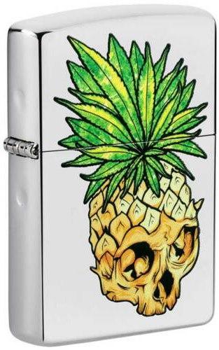 Zapaľovač Zippo Leaf Cannabis Skull 49241