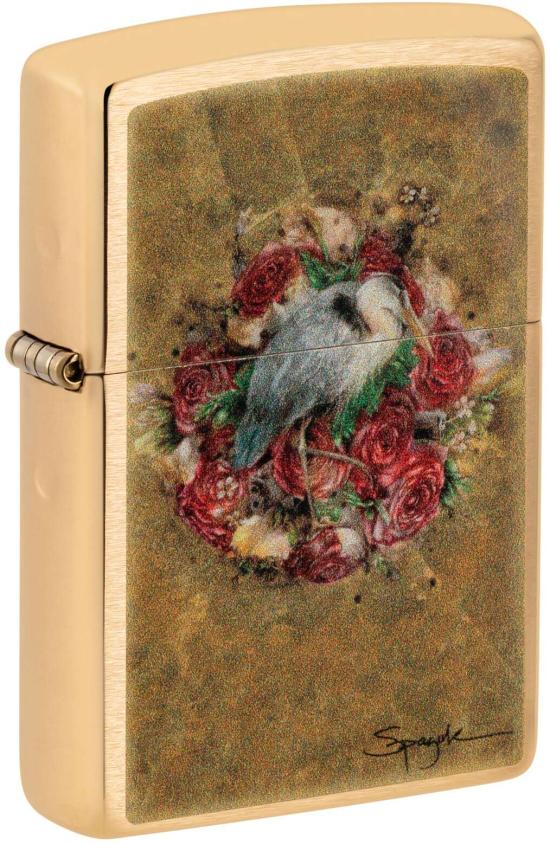 Zapaľovač Zippo Spazuk Bird and Roses 48329