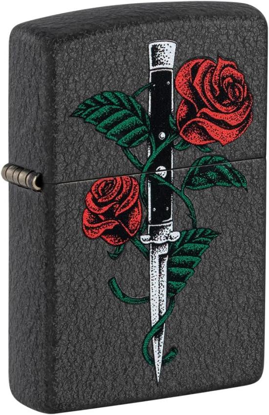Zapaľovač Zippo Rose Dagger Tattoo Design 49778