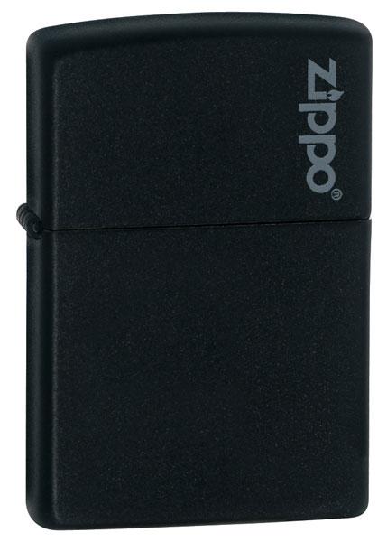 Zapaľovač Zippo Black Matte w/Zippo Logo 26092