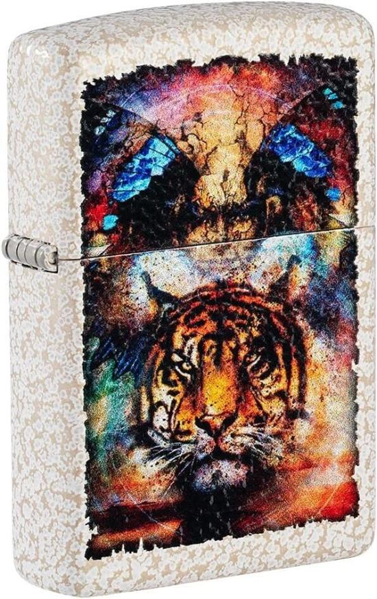 Zapaľovač Zippo Psychedelic Tiger Design Mercury Glass 49579