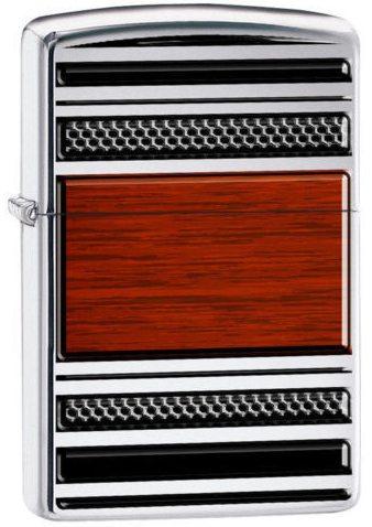 Zapaľovač Zippo Steel And Wood 28676