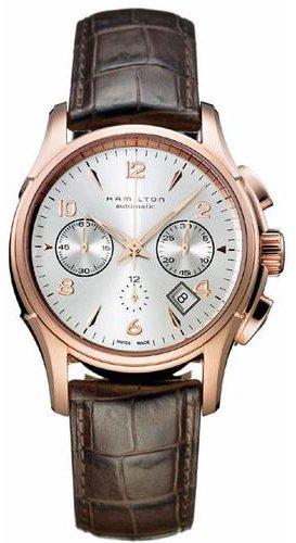 Hodinky Hamilton JazzMaster Auto Chrono Rose Gold H32646555