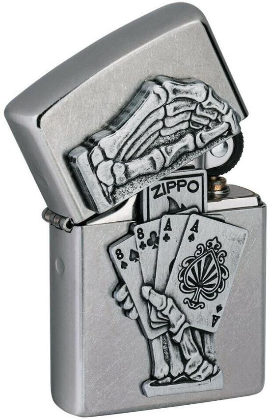 Zapaľovač Zippo Dead Mans Hand Emblem 49536