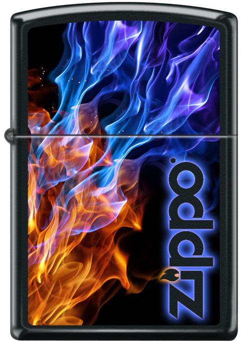 Zapaľovač Zippo Blue and Red Fire 4809