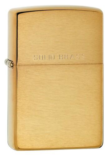 Zapaľovač Zippo Solid Brass Brushed 23001