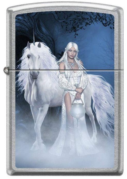 Zapaľovač Zippo White Unicorn With Fairy 6108