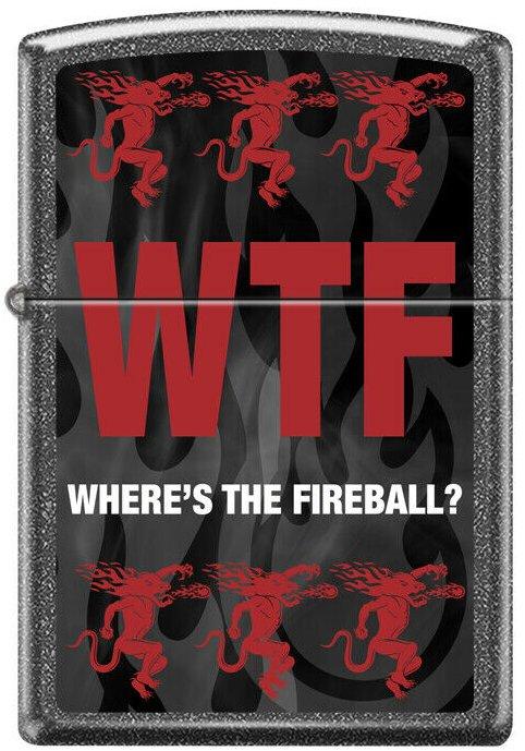 Zapaľovač Zippo Fireball Whiskey WTF 0043