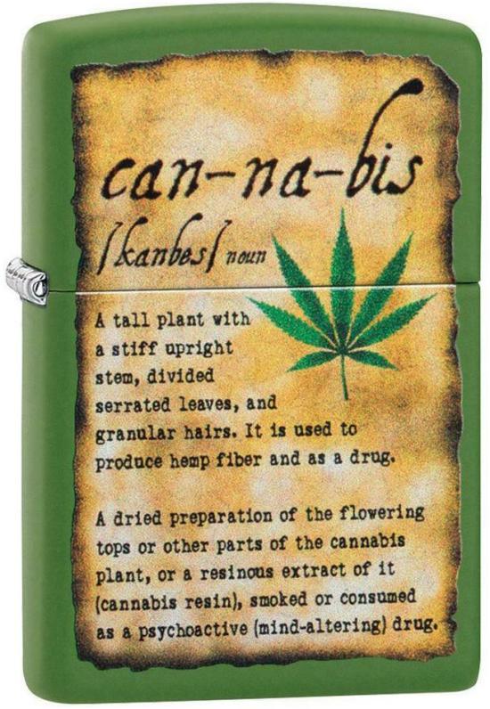 Zapaľovač Zippo Cannabis 49119