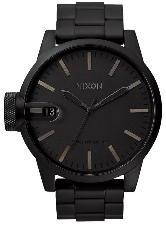 NIXON Chronicle SS All Matte Black A198 1028