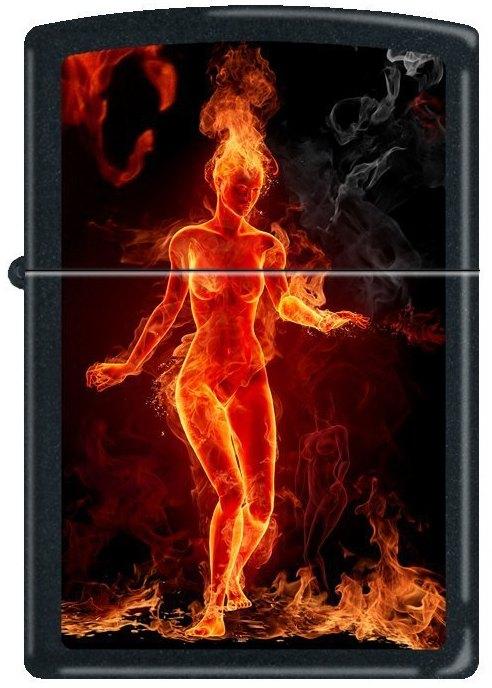 Zapaľovač Zippo Fire Girl 0250