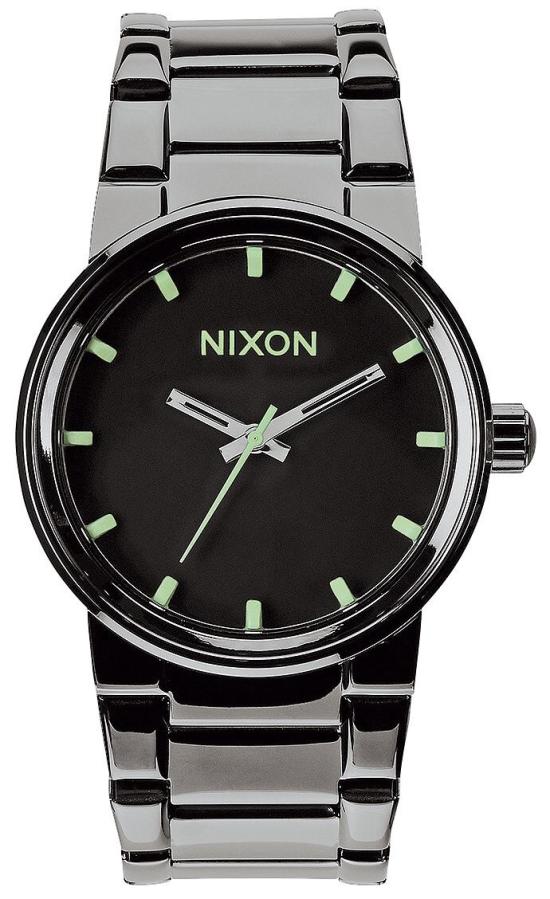 Hodinky Nixon Cannon Polished Gunmetal Lum A160 1885