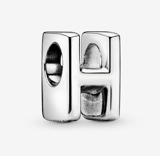 Korálik Letter H Alphabet Charm 797462