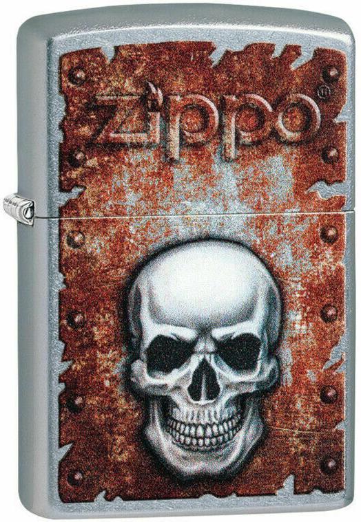 Zapaľovač Zippo Rusted Skull Design 25512