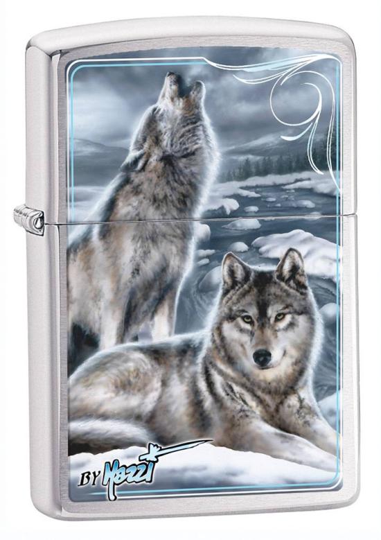 Zapaľovač Zippo Mazzi - Winter Wolves 21576