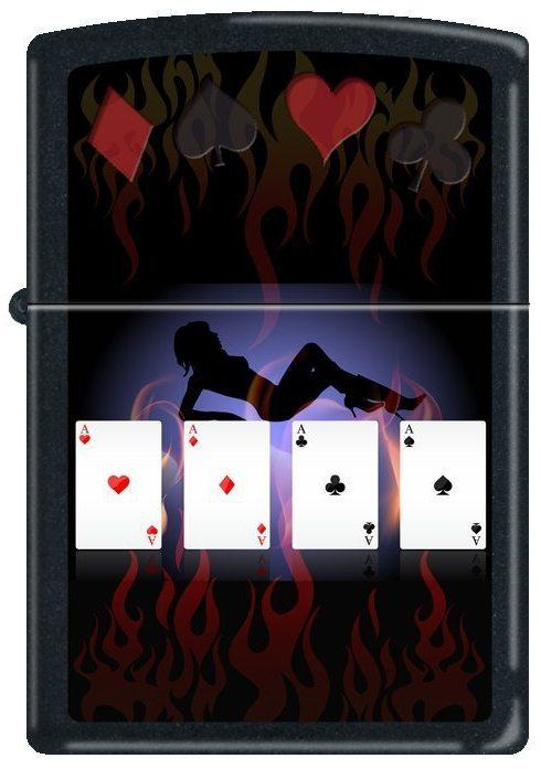 Zapaľovač Zippo Poker Lady 9805