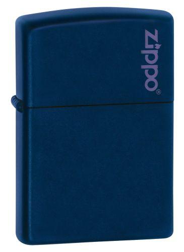 Zapaľovač Zippo Navy Blue Matte Logo Zippo 26098