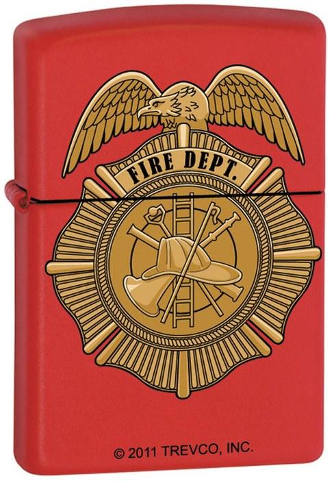 Zapaľovač Zippo Trevco Fire Dept Badge 7284