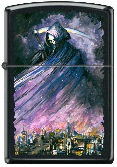 Zapaľovač Zippo Grim Reaper In Town 6112