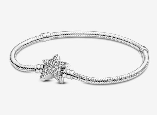 Náramok Pandora Moments Asymmetric Star 599639C01-19