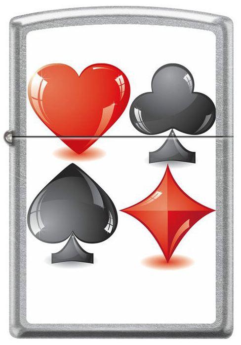 Zapaľovač Zippo Shiny Card Suit 6121