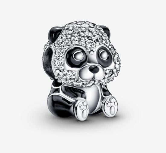 Korálik Pandora Sparkling Cute Panda 790771C01