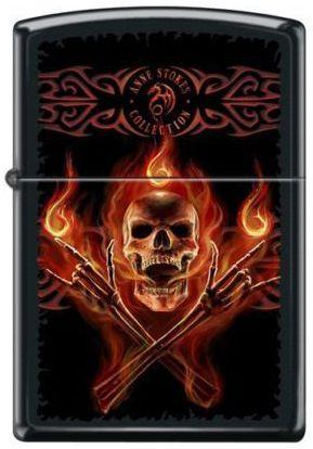 Zapaľovač Zippo Anne Stokes Flaming Skull 8438