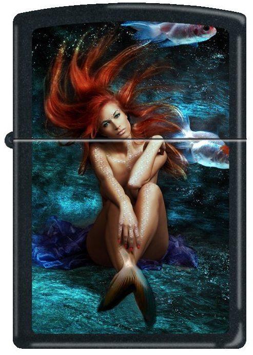 Zapaľovač Zippo Red Haired Mermaid 0251