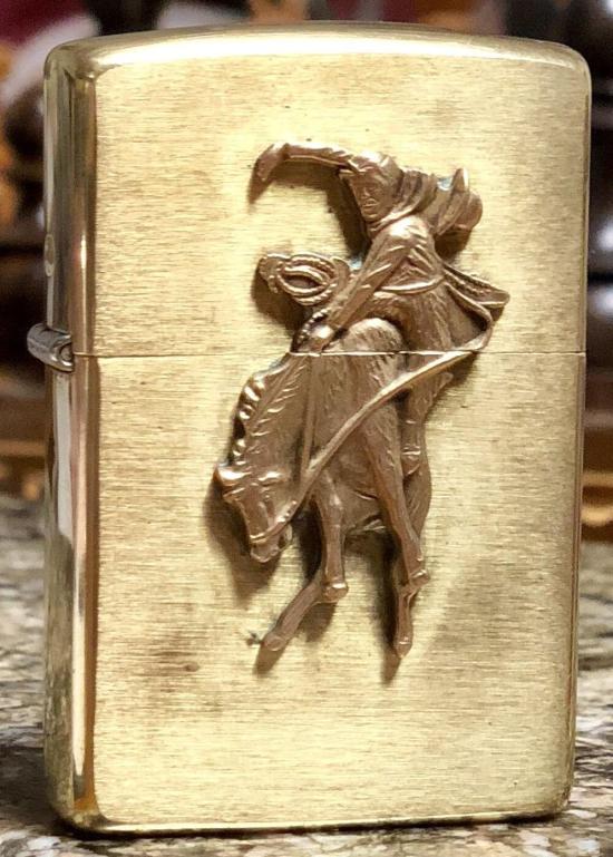 Zapaľovač Zippo Marlboro Cowboy Brass 1994