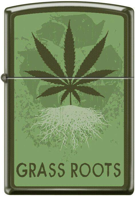 Zapaľovač Zippo Cannabis Grass Roots 1561