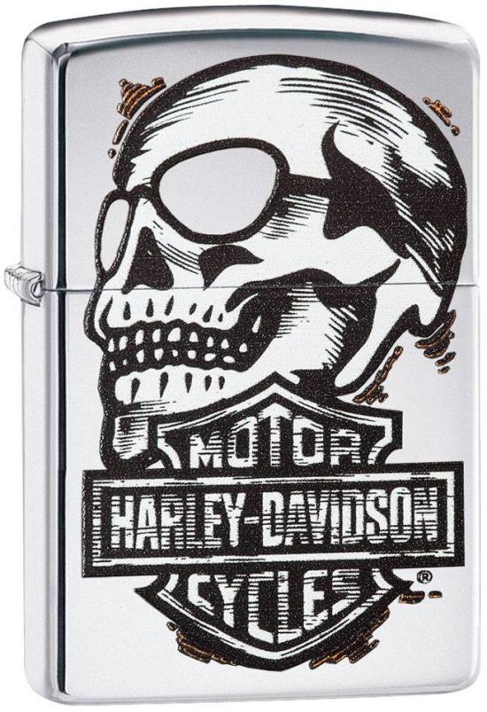 Zapaľovač Zippo Harley Davidson Skull 29281