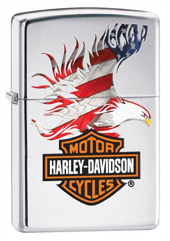 Zapaľovač Zippo Harley Davidson American Flag 22757