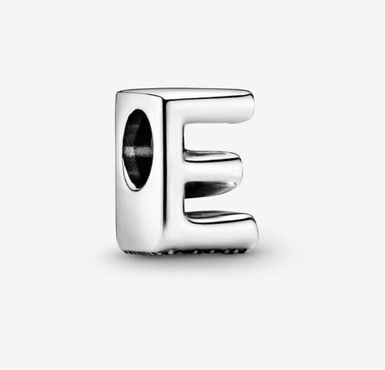 Korálik Letter E Alphabet Charm 797459