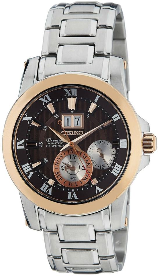 Hodinky Seiko SNP128P1 Premier Kinetic Perpetual Calendar Novak Djokovic