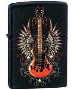 Zapaľovač Zippo Trevco - Winged Guitar 0411