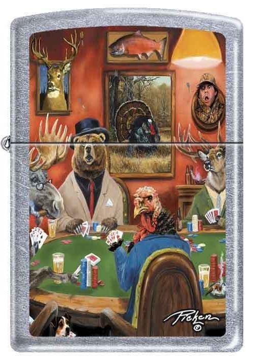 Zapaľovač Zippo Big Game Picken - Poker 28006