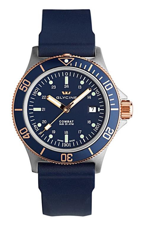 Glycine Combat SUB Automatic Specials 2-Tone 3863.38 B6-D8D