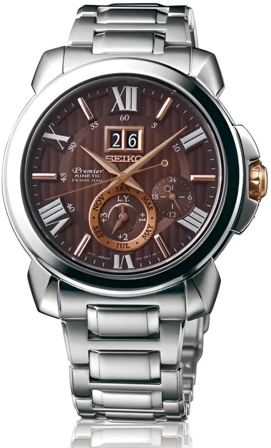 Hodinky Seiko SNP157P1 Premier Kinetic Perpetual Calendar