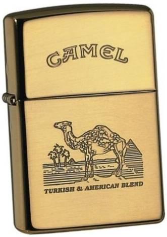 Zapaľovač Zippo Camel Turkish Brass