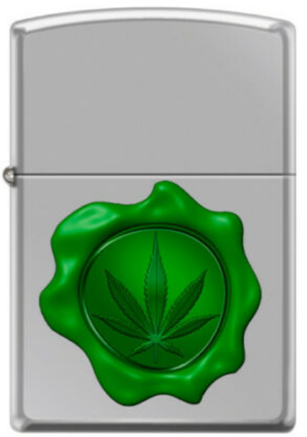 Zapaľovač Zippo Wax Seal Cannabis Leaf 4352