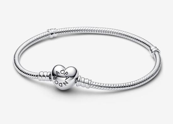 Náramok Pandora Moments Heart & Snake 590719-19