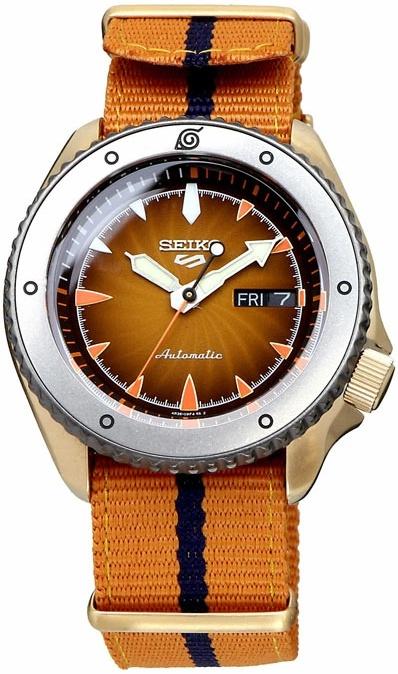 Hodinky Seiko SRPF70K1 5 Sports Automatic Naruto Uzumaki Limited Edition