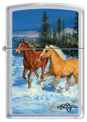 Zapaľovač Zippo Linda Picken Horses in Snow 0027