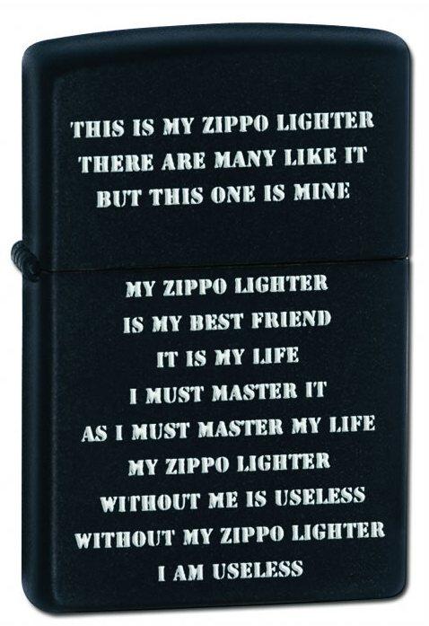 Zapaľovač Zippo Creed 24710