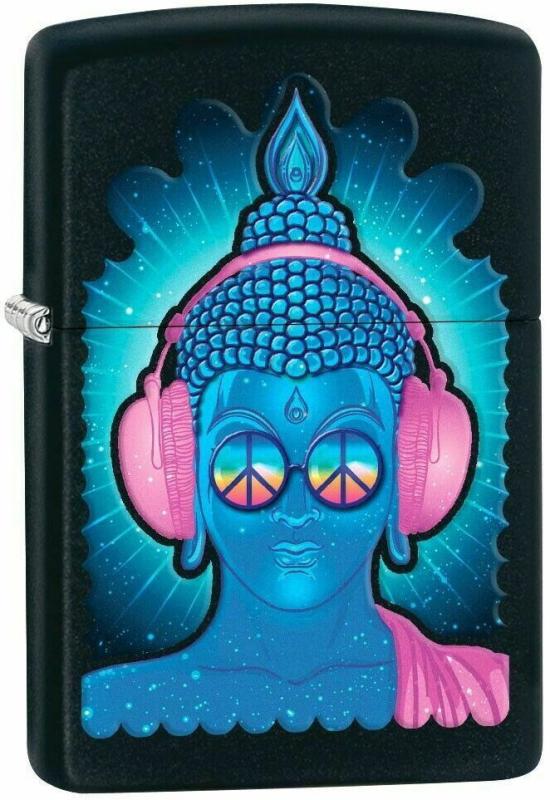 Zapaľovač Zippo Buddha Peace Headphone 7900