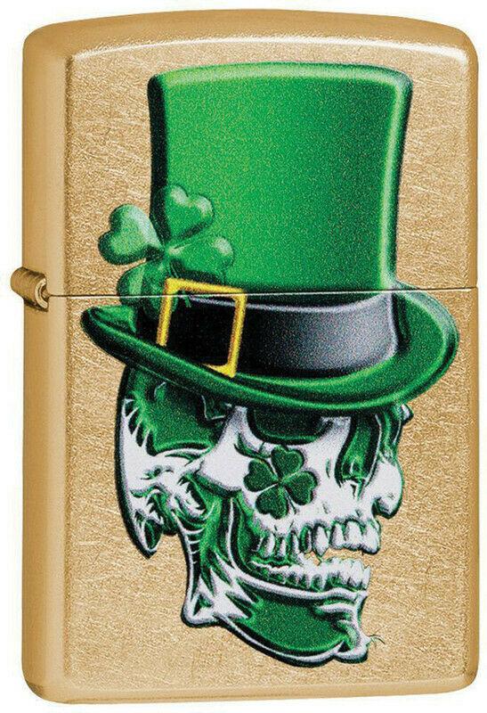 Zapaľovač Zippo Irish Skull 49121