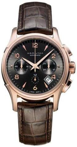 Hodinky Hamilton JazzMaster Auto Chrono Pink Gold H32646595