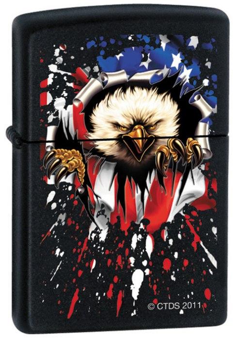 Zapaľovač Zippo Bald Eagle Flag 7281