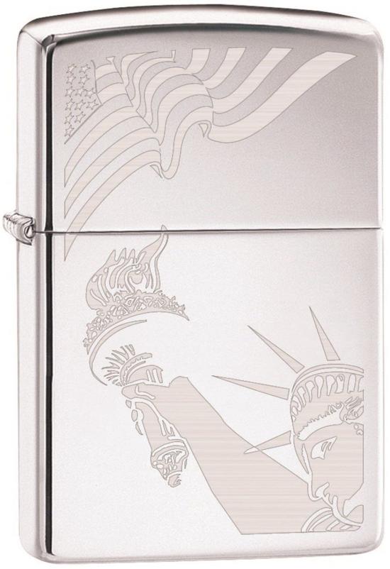 Zapaľovač Zippo Flag and Lady Liberty 2265