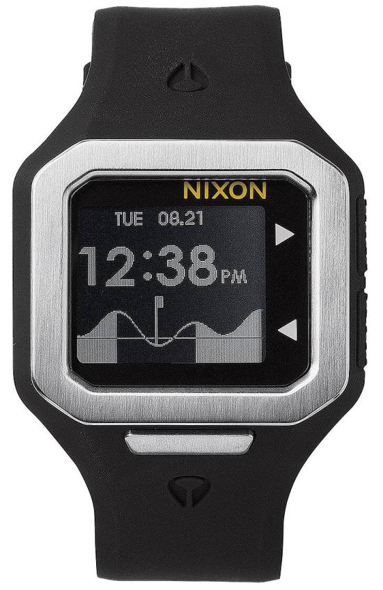 Hodinky Nixon Supertide Black Silver A316 180